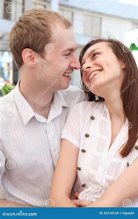 Young Man Looking At A Woman On Date Stock Photo Image Of Valentine