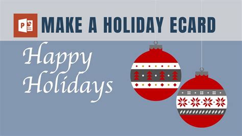 How To Make A Holiday Ecard In Powerpoint Jennifer Sharkey