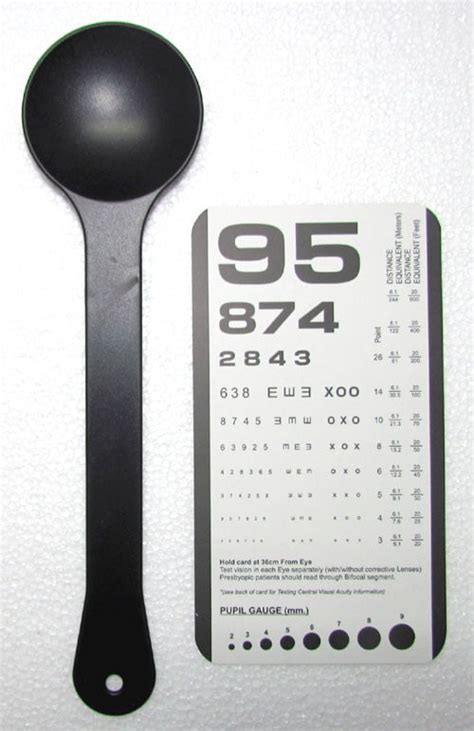 Bawsh Rosenbaum Pocket Eye Chart With Eye Occluder