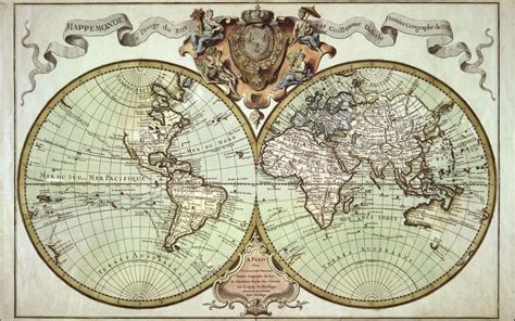 46 Antique World Map Wallpaper Wallpapersafari