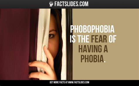phobophobia is the fear of having a phobia psychology facts phobias trusting people