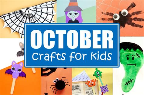 October Crafts For Kids Halloween Crafts Fall Crafs And Pumpkin Crafts