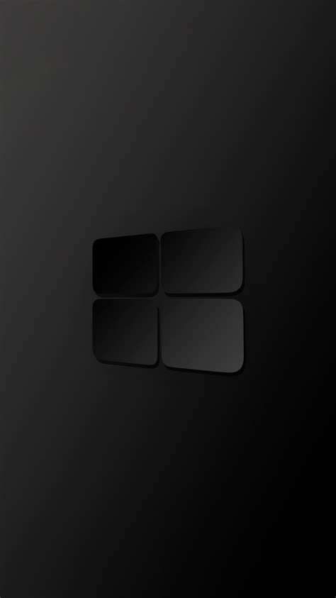 750x1334 Windows 10 Darkness Logo 4k Iphone 6 Iphone 6s Iphone 7 Hd