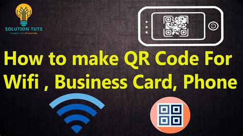 WiFi QR Code Generater Connect Wi-Fi without Password Solution Tuts