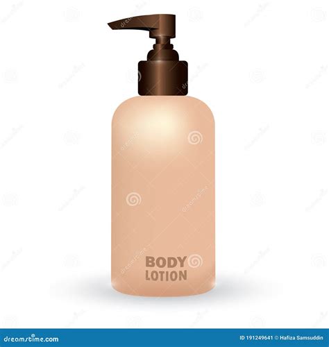Body Lotion Vector Illustration Decorative Design Stock Vector Illustration Of Products