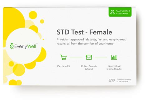 At Home Std Test For Women Private Std Testing Everlywell