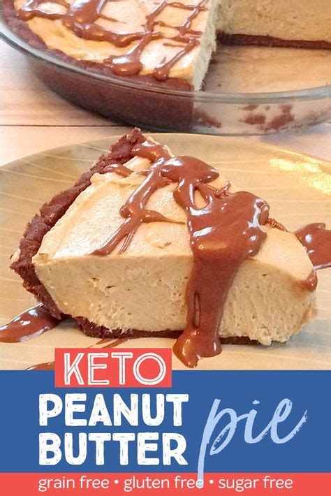 Peanut butter lovers, this one's for you! Keto Chocolate Peanut Butter Pie | Recipe | Chocolate peanut butter pie, Sugar free desserts ...