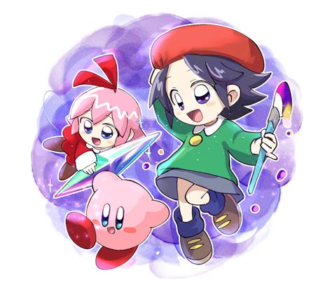 Kirby Adeleine And Ribbon Kirby Drawn By Rasupixiv9799832 Danbooru