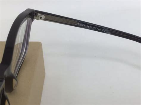 eyebuydirect denny 56 16 140 c3 rectangle black acetate rx eyeglasses frames e25 ebay