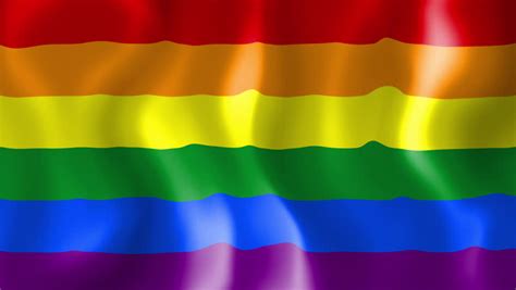 Looping Gay Pride Flag Motion Design Stock Footage Video 243541