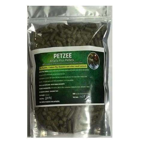 Petzee Alfalfa Pellet Packaging Type Packet Packaging Size 1 Kg At