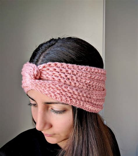 Turban Twist Headband Boho Crochet Pattern The Snugglery