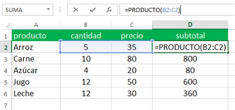 Cómo Multiplicar En Excel Con Fórmula Y Función Siempre Excel