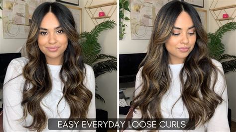 Easy Everyday Loose Curls Youtube