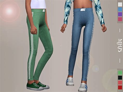 The Sims Resource S4 Nike Leggings Child Female