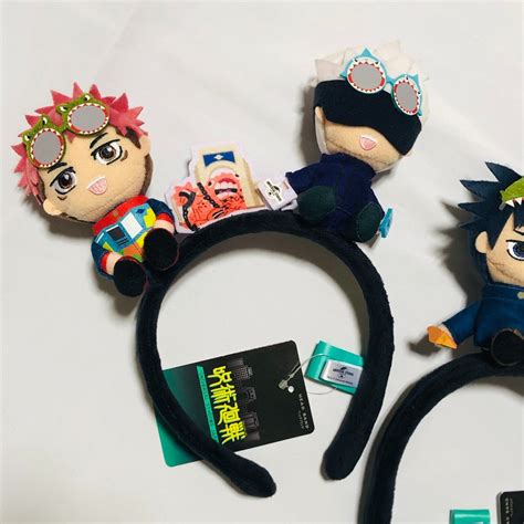 Usj Limitted Headband Set Of 2 Satoru Gojo Yuji Itadori Kugisaki Nobara