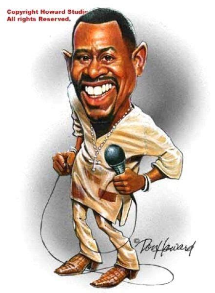 Martin Lawrence Funny Caricatures Celebrity Caricatures Celebrity