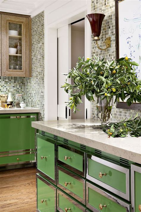 15 Green Kitchens Youre About To Envy Hard Green Kitchen Green
