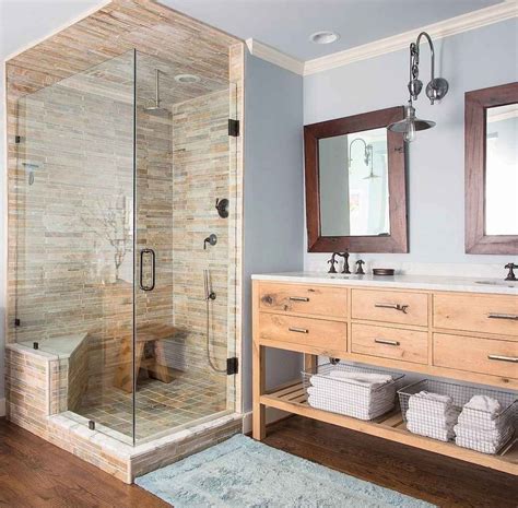 60 Rustic Master Bathroom Remodel Ideas 9 In 2020 Rustic Bathrooms