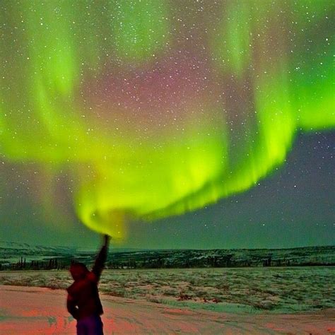 Northern Lights In Yukon Territory Canada 💚💚 Pic 👉