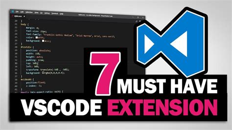 Must Have Vscode Extensions For Web Developers Youtube