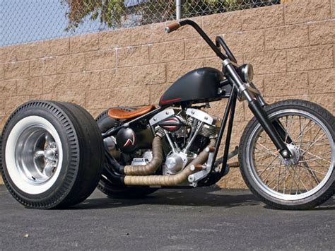 Exile Cycles Chopped Trike Is A Hot American Bike With European Styling Trike Motorcycle