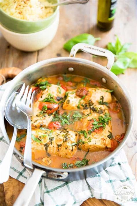 Diabetic oven fish 'n' chips. Easy Poached Fish Recipe - in Tomato Basil Sauce • The ...