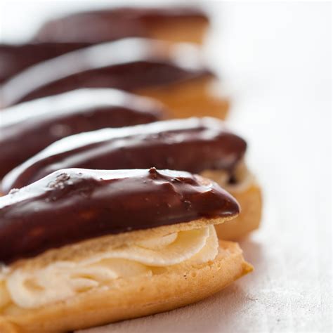 Maybe you would like to learn more about one of these? Chocolate Eclairs with Custard Filling