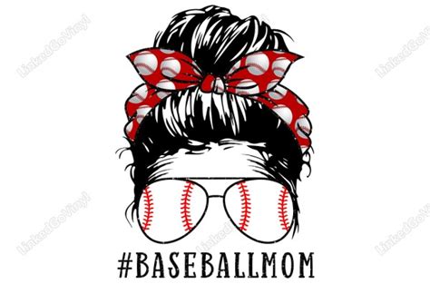 Created by deleteda community for 5 years. Baseball Mom PNG Sublimation Messy Bun Graphic | LinkedGo ...