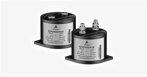 New Dc Link Capacitors With Exceptionally Low Esl Tdk Electronics