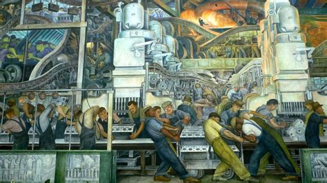 When Detroit Auto Workers Defended A Diego Rivera Mural Against