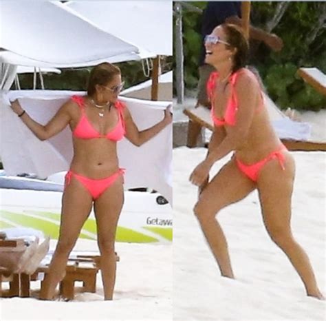 What does said challenge entail? Jennifer Lopez, 51, puts her curves on display in pink ...