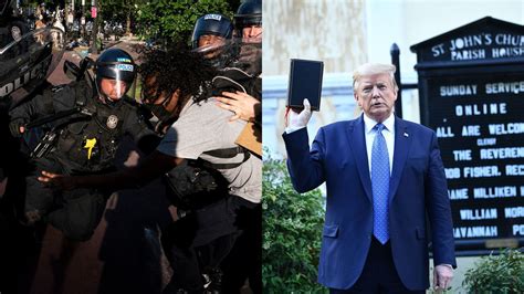 Over 2,000 demonstrators were in d.c. White House Protesters Were Tear Gassed Because Trump Wanted To Create Photo-Op - Culture