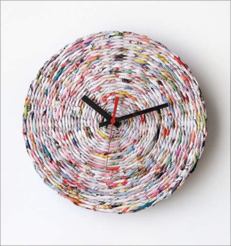 This diy concrete clock was made with shapecrete cement clay and an ikea ribba picture frame. 20 Unusual and Creative DIY Clocks