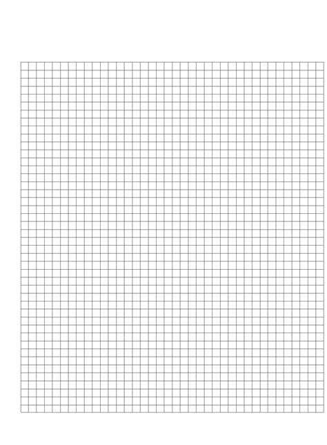 Grid Paper Printable 1 Cm