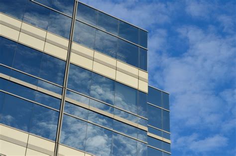Free Picture Glass Perspective Reflection Architecture Building