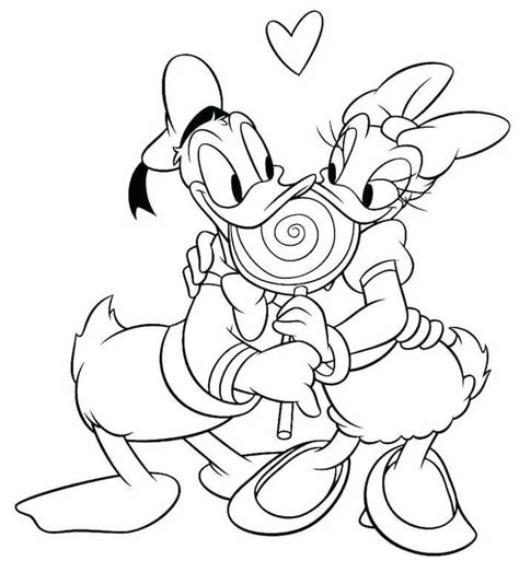 Minnie Mouse Y Daisy Duck Para Colorear Imprimir E Dibujar