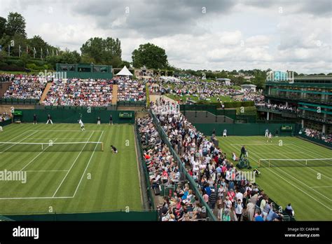 General View Of The All England Lawn Tennis Croquet Club Hi Res Stock