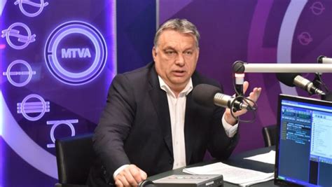 Orbán viktor miniszterelnök péntek reggel a kossuth rádió jó reggelt, magyarország! Orbán Kossuth Rádió / Orban Anderung Der Aktuellen ...