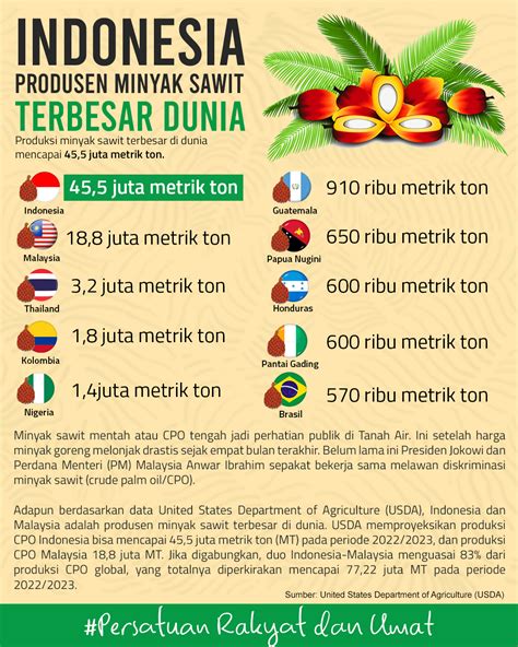 Indonesia Produsen Minyak Sawit Terbesar Dunia Pkpberdikari