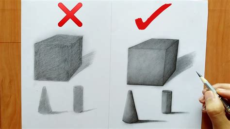 How To Draw 3d Shapes With Shading