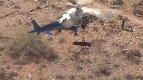 Video Stretcher Spins Out Of Control During Air Rescue