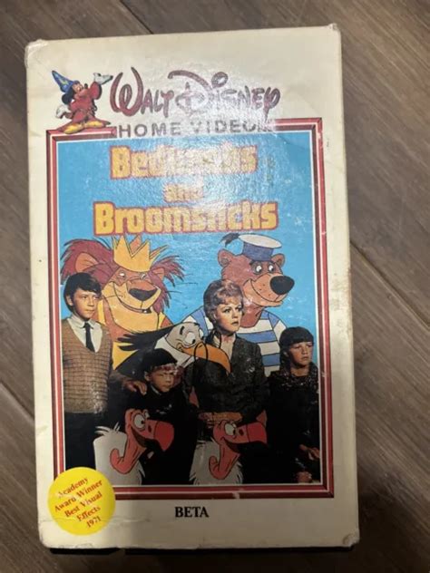 Betamax Bedknobs And Broomsticks Vhs Tape Walt Disneys Home Video Rare My Xxx Hot Girl