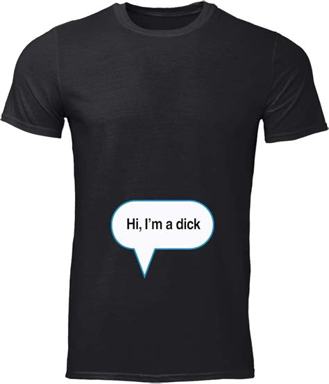 Hi I M A Dick T Shirt Amazon De Bekleidung