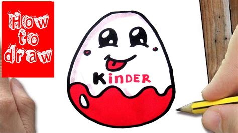 How To Draw A Kinder Egg Easy Drawings Dibujos Faciles Dessins Images