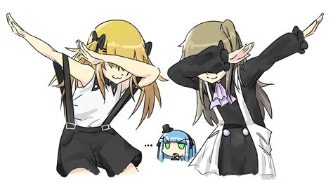 Anime Girls Dabbing Meme Image