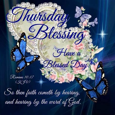 Thursday Blessings Romans 1017 Blessed Week Good Morning Greetings