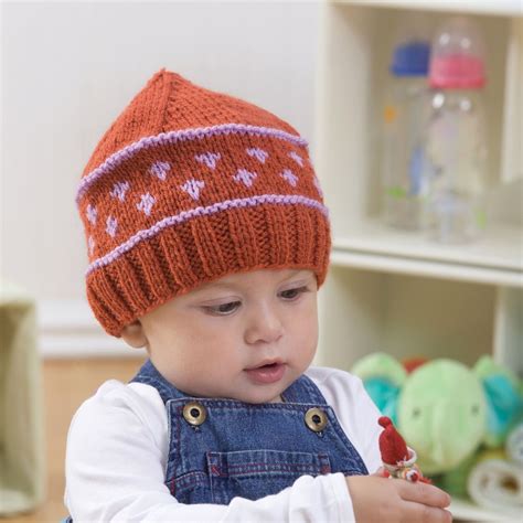 In canada, the knitted hat is often referred to as a toque or tuque. Red Heart Baby Fair Isle Hat | Yarnspirations | Baby ...