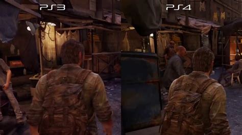 The Last Of Us Remastered Ps3 Vs Ps4 Graphics Comparison Hd Video