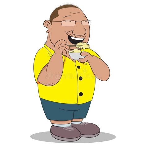 Fat Guy Eating Cartoon Stock Illustrations 357 Fat Guy Eating Cartoon
